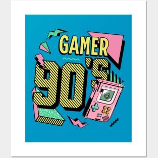 90s Gamer Posters and Art